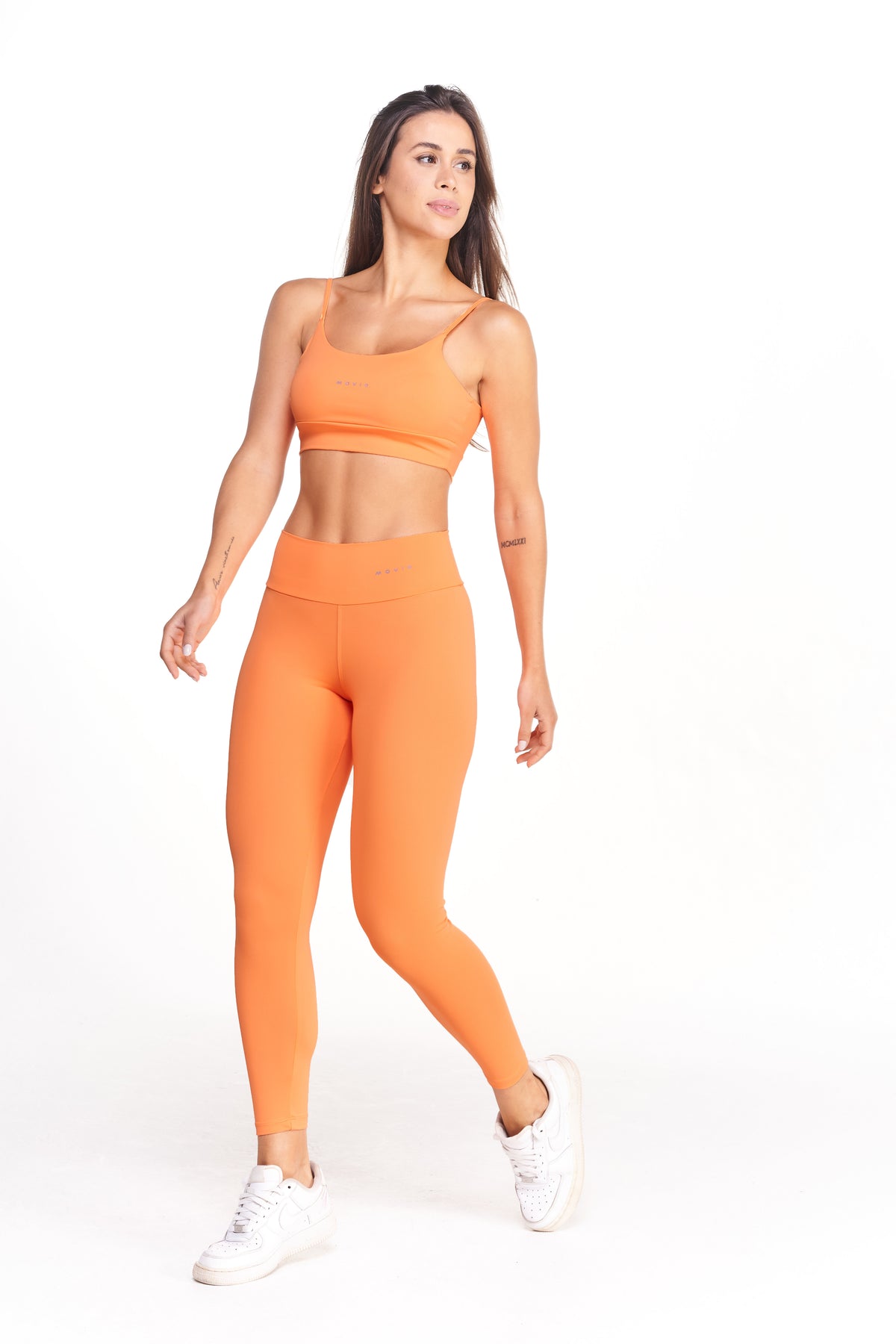 Fitness Bras and Leggings Set - Aerobic - Light Orange