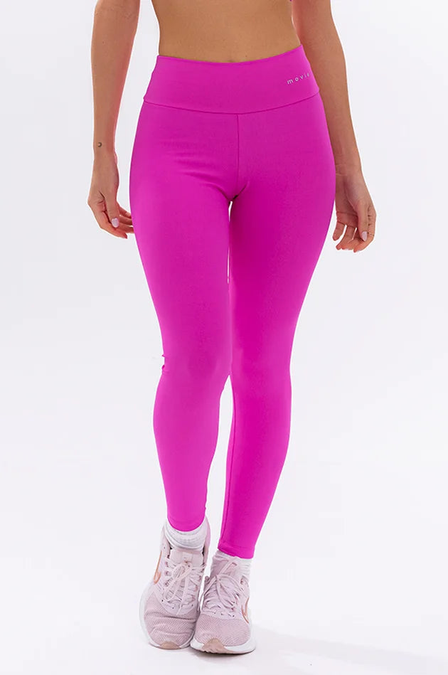 Basic Fitness Leggings - Neon Pink