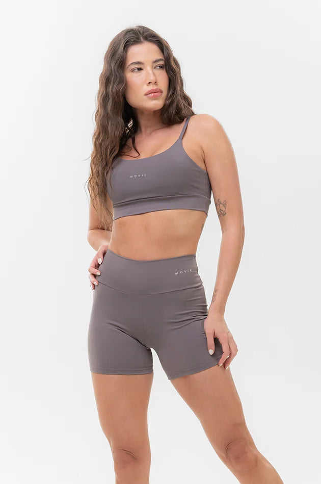 Fitness Bras and Shorts  Set - Basic - Gray