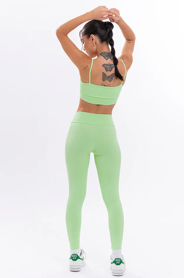 Basic Fitness Leggings - Light Green