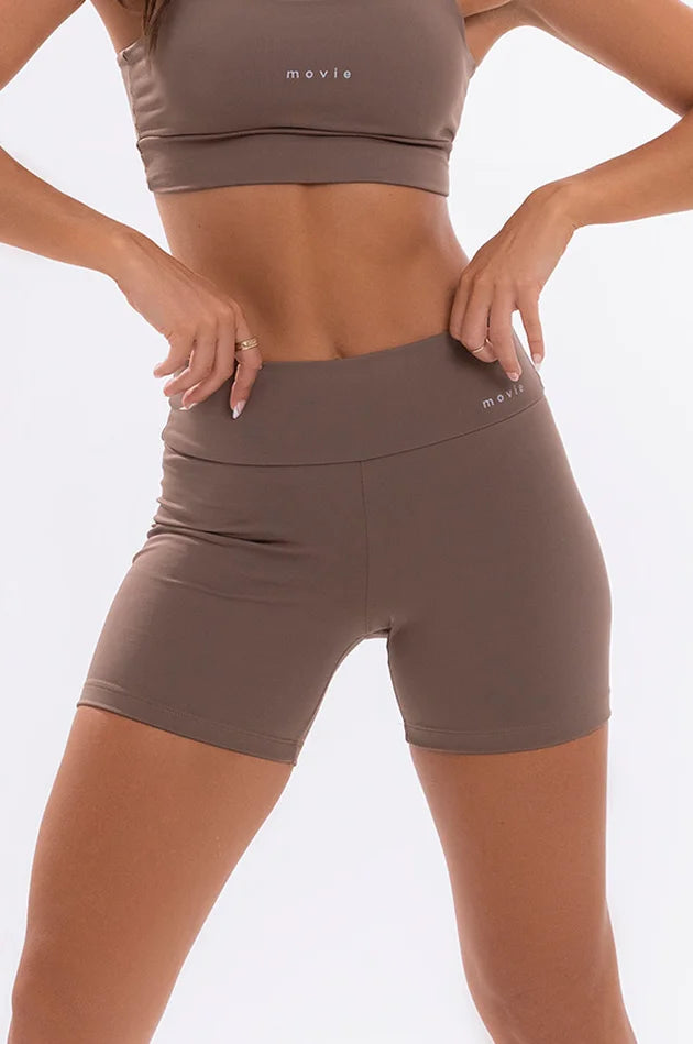 Basic Fitness Shorts - Brown