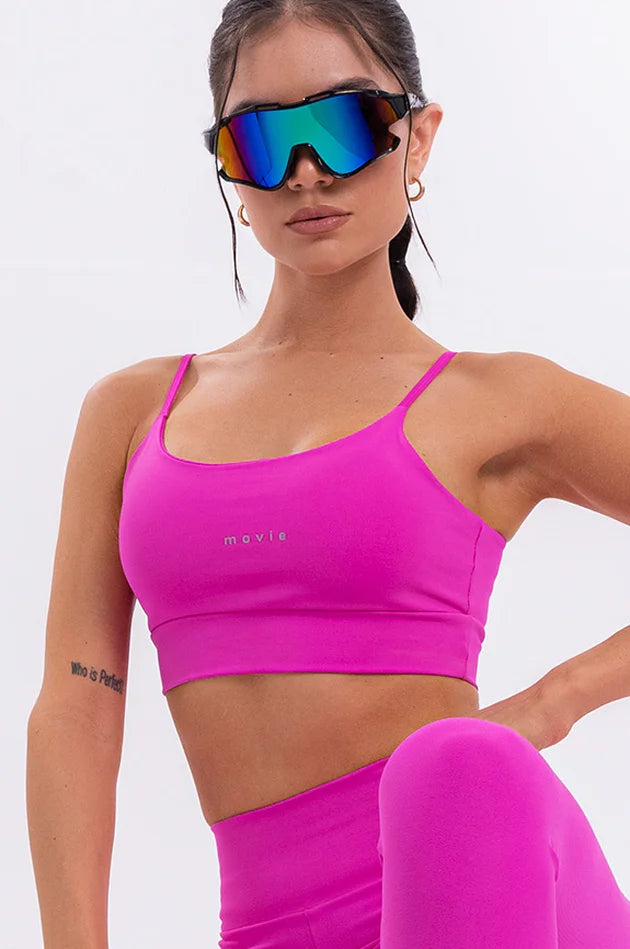 Basic Fitness Bras - Neon Pink